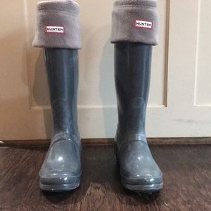 Hunter rain boots with liners!